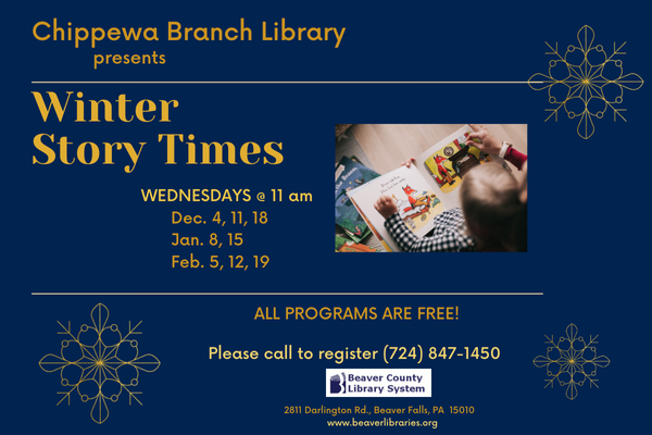 Fall Story Times @ Chippewa Library