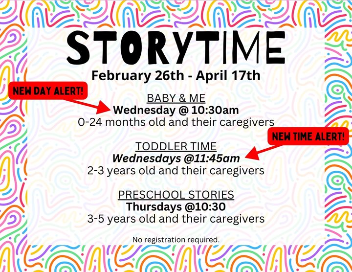 Storytime events