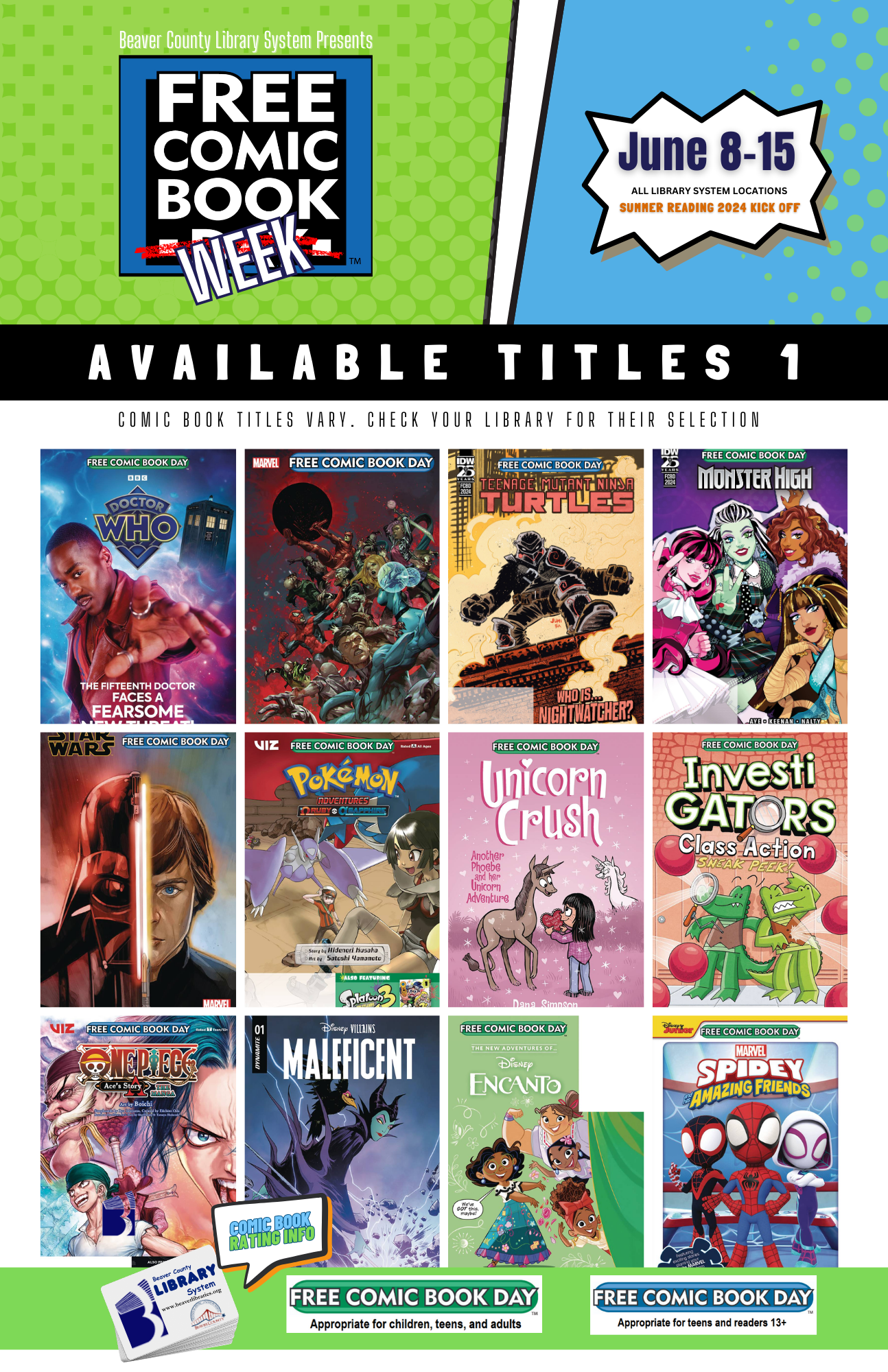 Free Comic Book Week Titles collection1