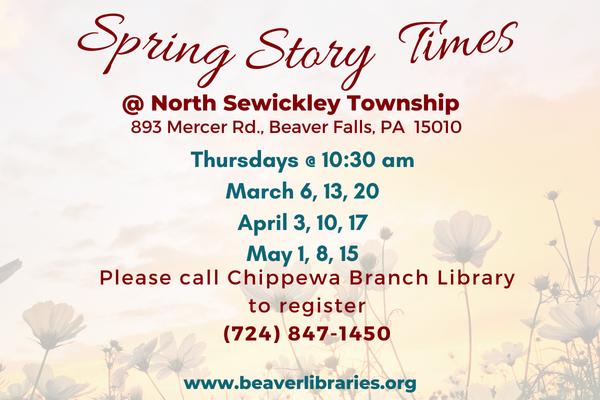 Story Times @ North Sewickley Township