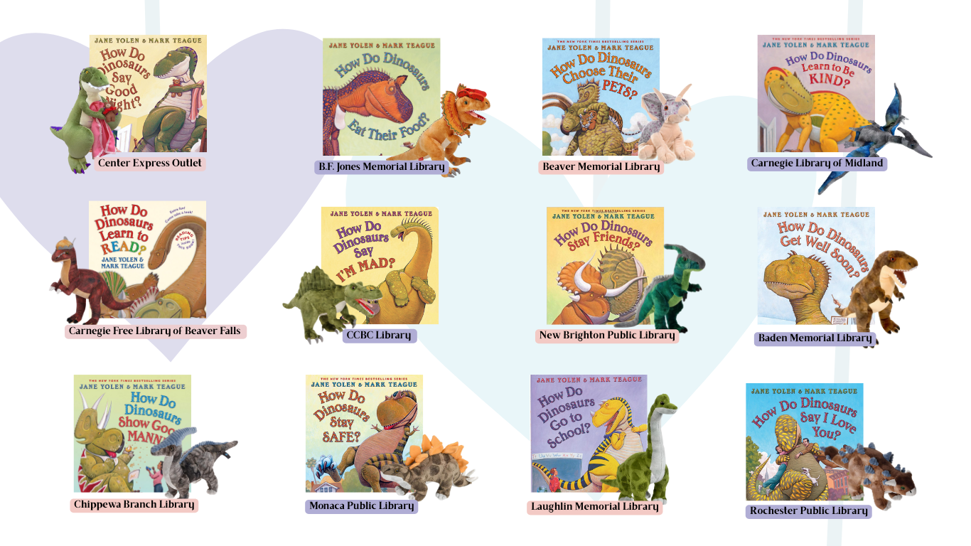 Books and Dino Toys