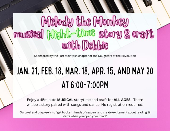 Melody the Monkey Musical night event